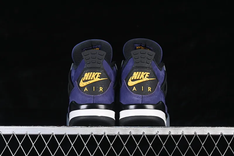 All categories Air Jordan Jordan series basketball shoes Air Jordan 4 Air Jordan 4 Retro "Lakers" AJ4 Joe 4 Lakers Purple Gold FV5029-500